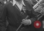 Image of Union supporters on parade Valencia Spain, 1936, second 42 stock footage video 65675063421