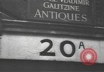 Image of Antique shop of Prince Vladimir Galitzine London England United Kingdom, 1937, second 62 stock footage video 65675063446