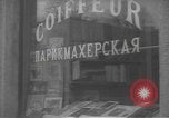 Image of Russian emigre neighborhood shops Paris France, 1937, second 41 stock footage video 65675063450