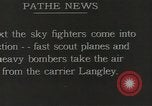 Image of Various US Navy aircraft in the 1920s United States USA, 1925, second 22 stock footage video 65675063471