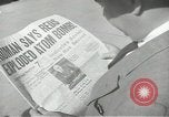Image of Soviet Union first atomic bomb test revealed New York City USA, 1949, second 9 stock footage video 65675063476