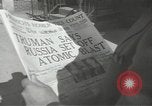 Image of Soviet Union first atomic bomb test revealed New York City USA, 1949, second 16 stock footage video 65675063476