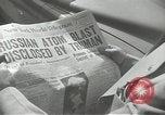 Image of Soviet Union first atomic bomb test revealed New York City USA, 1949, second 19 stock footage video 65675063476