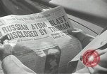 Image of Soviet Union first atomic bomb test revealed New York City USA, 1949, second 20 stock footage video 65675063476