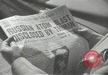 Image of Soviet Union first atomic bomb test revealed New York City USA, 1949, second 21 stock footage video 65675063476