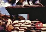 Image of Soldier standing guard at sandbagged post Honolulu Hawaii USA, 1942, second 10 stock footage video 65675063477