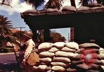 Image of Soldier standing guard at sandbagged post Honolulu Hawaii USA, 1942, second 19 stock footage video 65675063477
