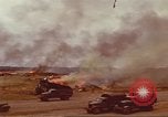 Image of B-18 aircraft burning after Japanese attack on Pearl Harbor Pearl Harbor Hawaii USA, 1941, second 15 stock footage video 65675063479