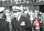 Standbild Die USS Nautilus SSN-571 Inbetriebnahme Groton Connecticut United States USA, 1954, aus Sekunde 3 historischem Filmmaterial Videoclip 65675063493