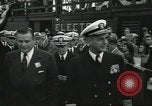 Standbild Die USS Nautilus SSN-571 Inbetriebnahme Groton Connecticut United States USA, 1954, aus Sekunde 17 historischem Filmmaterial Videoclip 65675063493