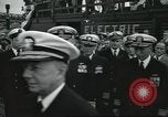 Standbild Die USS Nautilus SSN-571 Inbetriebnahme Groton Connecticut United States USA, 1954, aus Sekunde 22 historischem Filmmaterial Videoclip 65675063493