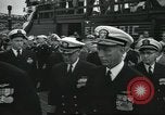 Standbild Die USS Nautilus SSN-571 Inbetriebnahme Groton Connecticut United States USA, 1954, aus Sekunde 24 historischem Filmmaterial Videoclip 65675063493