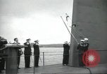 Standbild Die USS Nautilus SSN-571 Inbetriebnahme Groton Connecticut United States USA, 1954, aus Sekunde 34 historischem Filmmaterial Videoclip 65675063493