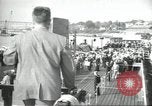 Standbild Die USS Nautilus SSN-571 Inbetriebnahme Groton Connecticut United States USA, 1954, aus Sekunde 38 historischem Filmmaterial Videoclip 65675063493