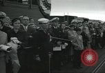 Standbild Die USS Nautilus SSN-571 Inbetriebnahme Groton Connecticut United States USA, 1954, aus Sekunde 49 historischem Filmmaterial Videoclip 65675063493