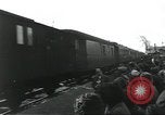 Image of Large crowd greets passenger arriving at train station Soviet Union, 1953, second 4 stock footage video 65675063498