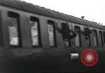 Image of Large crowd greets passenger arriving at train station Soviet Union, 1953, second 6 stock footage video 65675063498