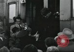 Image of Large crowd greets passenger arriving at train station Soviet Union, 1953, second 32 stock footage video 65675063498
