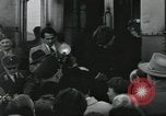 Image of Large crowd greets passenger arriving at train station Soviet Union, 1953, second 33 stock footage video 65675063498