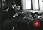 Image of Large crowd greets passenger arriving at train station Soviet Union, 1953, second 38 stock footage video 65675063498
