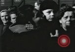 Image of Large crowd greets passenger arriving at train station Soviet Union, 1953, second 40 stock footage video 65675063498