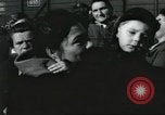 Image of Large crowd greets passenger arriving at train station Soviet Union, 1953, second 43 stock footage video 65675063498