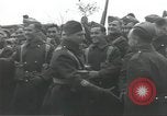 Image of British troops demobilizing at end of World War II United Kingdom, 1945, second 8 stock footage video 65675063507
