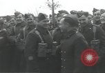 Image of British troops demobilizing at end of World War II United Kingdom, 1945, second 11 stock footage video 65675063507