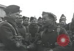 Image of British troops demobilizing at end of World War II United Kingdom, 1945, second 19 stock footage video 65675063507