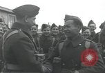 Image of British troops demobilizing at end of World War II United Kingdom, 1945, second 21 stock footage video 65675063507