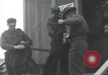 Image of British troops demobilizing at end of World War II United Kingdom, 1945, second 46 stock footage video 65675063507