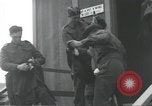 Image of British troops demobilizing at end of World War II United Kingdom, 1945, second 51 stock footage video 65675063507
