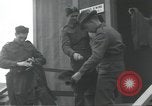 Image of British troops demobilizing at end of World War II United Kingdom, 1945, second 54 stock footage video 65675063507