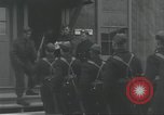 Image of British troops demobilizing at end of World War II United Kingdom, 1945, second 56 stock footage video 65675063507