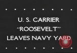 Image of USS Franklin D Roosevelt New York United States USA, 1945, second 34 stock footage video 65675063522