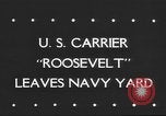 Image of USS Franklin D Roosevelt New York United States USA, 1945, second 35 stock footage video 65675063522