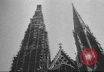 Image of Workers repair Saint Patrick's Cathedral New York United States USA, 1945, second 14 stock footage video 65675063524