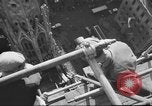 Image of Workers repair Saint Patrick's Cathedral New York United States USA, 1945, second 48 stock footage video 65675063524
