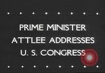 Standbild Clement Richard Attlee Washington DC USA, 1945, aus Sekunde 5 historischem Filmmaterial Videoclip 65675063526