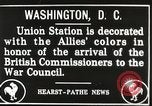 Image of Arthur Balfour Washington DC USA, 1917, second 10 stock footage video 65675063530