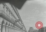 Image of deserted streets Paris France, 1944, second 25 stock footage video 65675063531