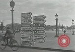 Image of deserted streets Paris France, 1944, second 32 stock footage video 65675063531