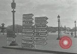 Image of deserted streets Paris France, 1944, second 34 stock footage video 65675063531