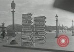 Image of deserted streets Paris France, 1944, second 36 stock footage video 65675063531