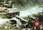 Image of blown railroad track Germany, 1945, second 3 stock footage video 65675063557