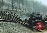 Image of blown railroad track Germany, 1945, second 8 stock footage video 65675063557