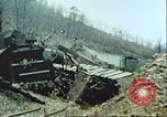 Image of blown railroad track Germany, 1945, second 16 stock footage video 65675063557