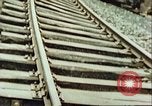 Image of blown railroad track Germany, 1945, second 17 stock footage video 65675063557