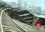 Image of blown railroad track Germany, 1945, second 23 stock footage video 65675063557