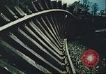 Image of blown railroad track Germany, 1945, second 28 stock footage video 65675063557